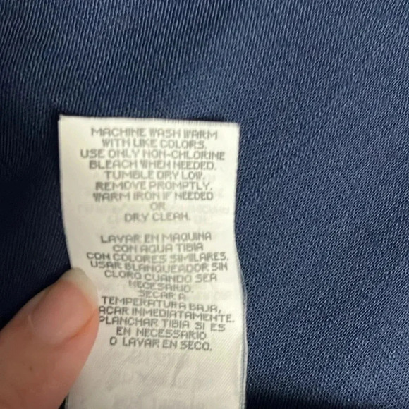 Imperfect vintage blazer women’s size 12p Sag Harbor lightweight blazer pockets - Picture 8 of 10